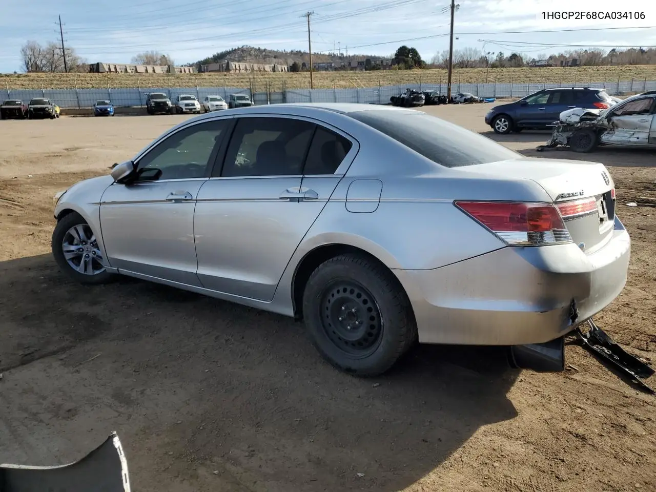2012 Honda Accord Se VIN: 1HGCP2F68CA034106 Lot: 49964095