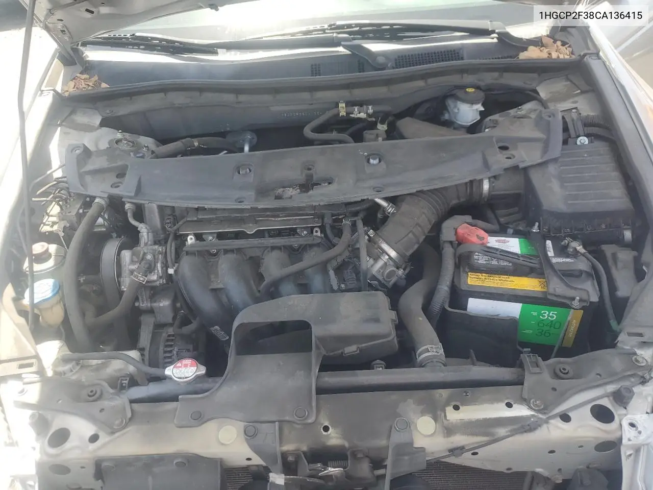 2012 Honda Accord Lx VIN: 1HGCP2F38CA136415 Lot: 57111115