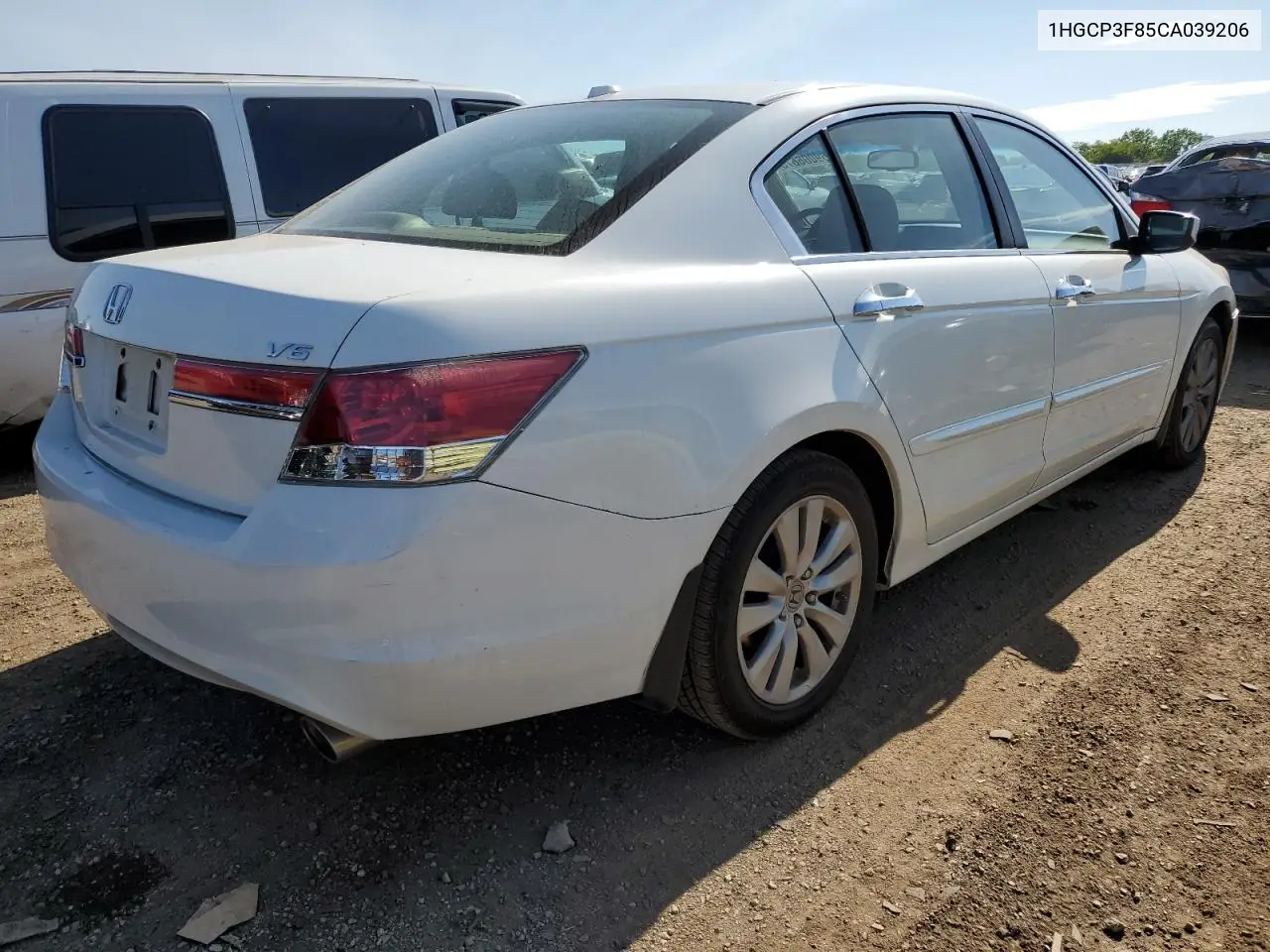 2012 Honda Accord Exl VIN: 1HGCP3F85CA039206 Lot: 59006675