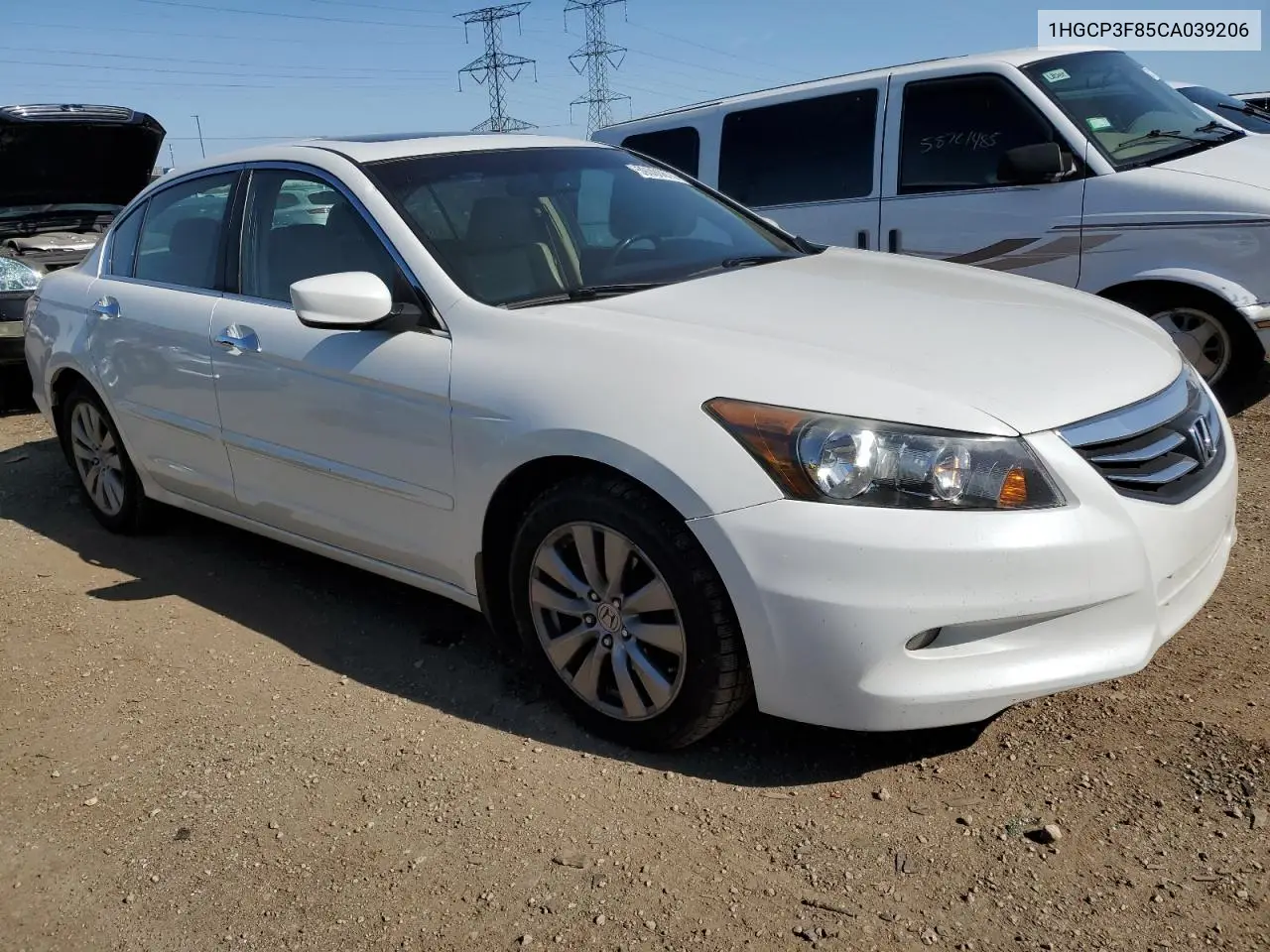 2012 Honda Accord Exl VIN: 1HGCP3F85CA039206 Lot: 59006675