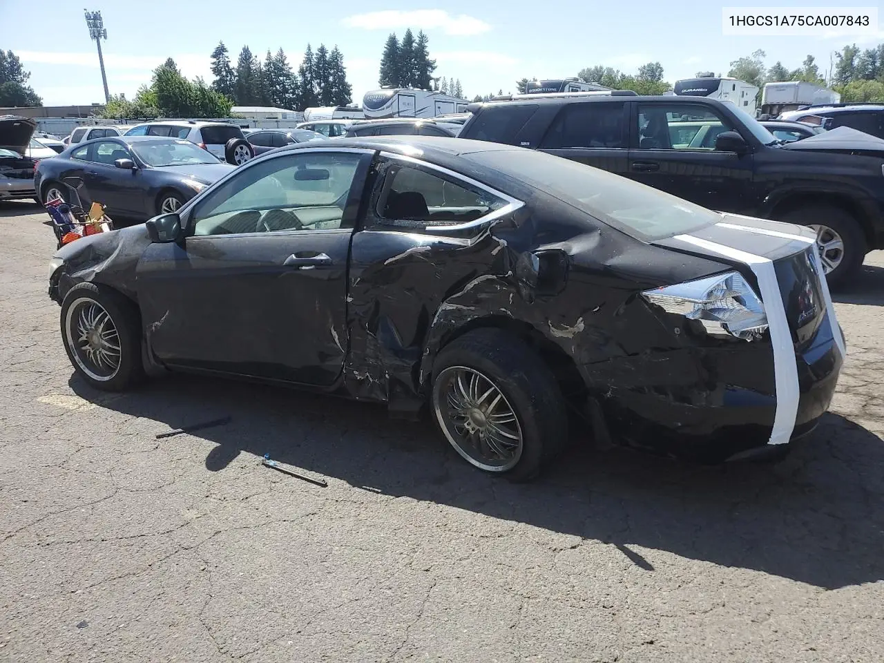 2012 Honda Accord Ex VIN: 1HGCS1A75CA007843 Lot: 61221715