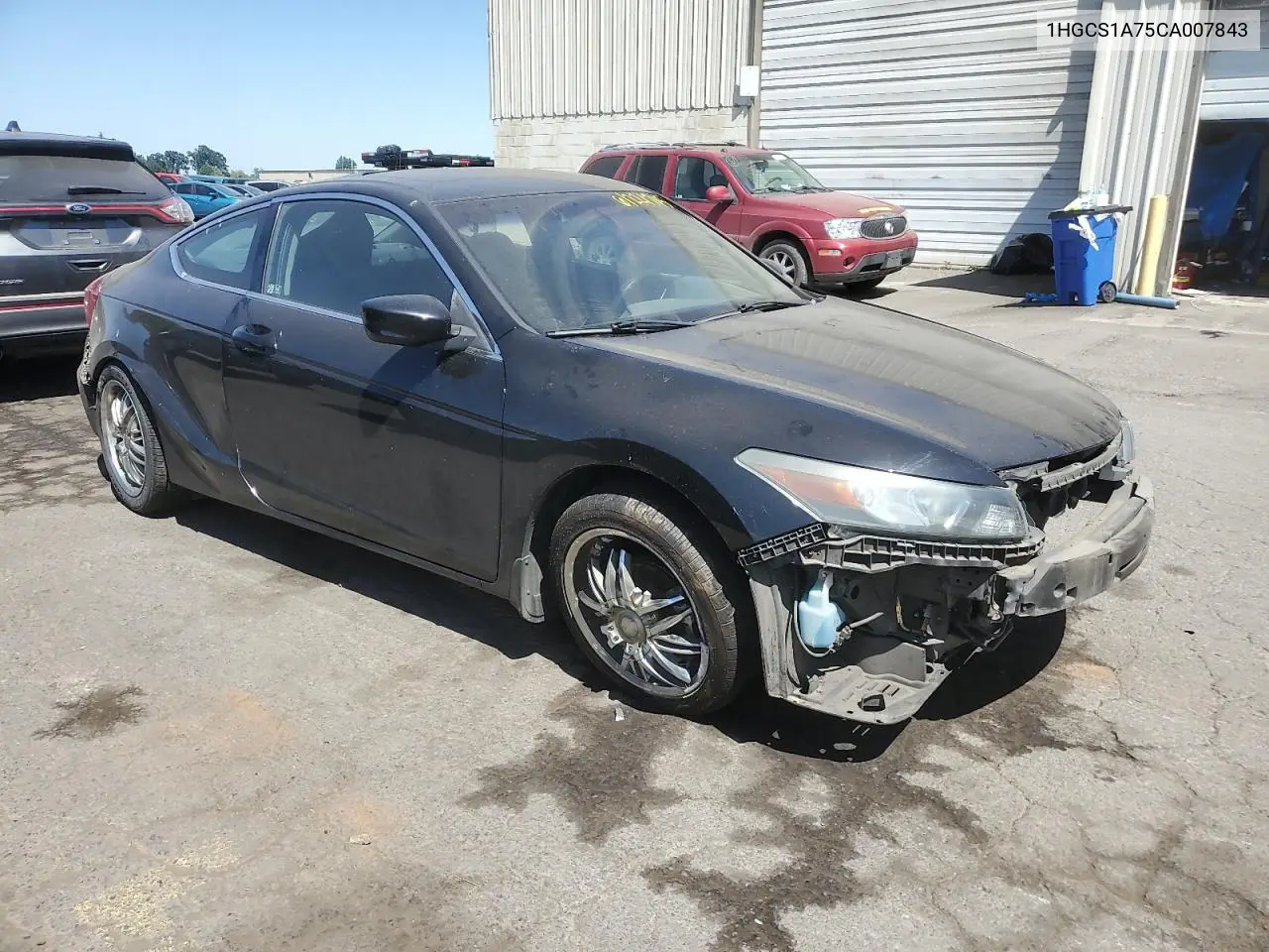 2012 Honda Accord Ex VIN: 1HGCS1A75CA007843 Lot: 61221715