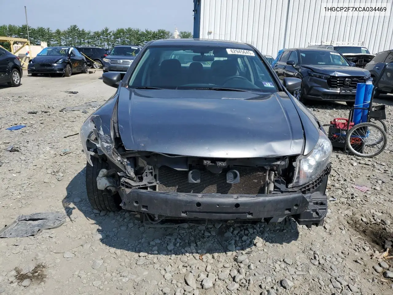 2012 Honda Accord Ex VIN: 1HGCP2F7XCA034469 Lot: 62945645