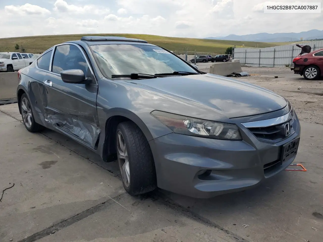 2012 Honda Accord Exl VIN: 1HGCS2B87CA007887 Lot: 63019655