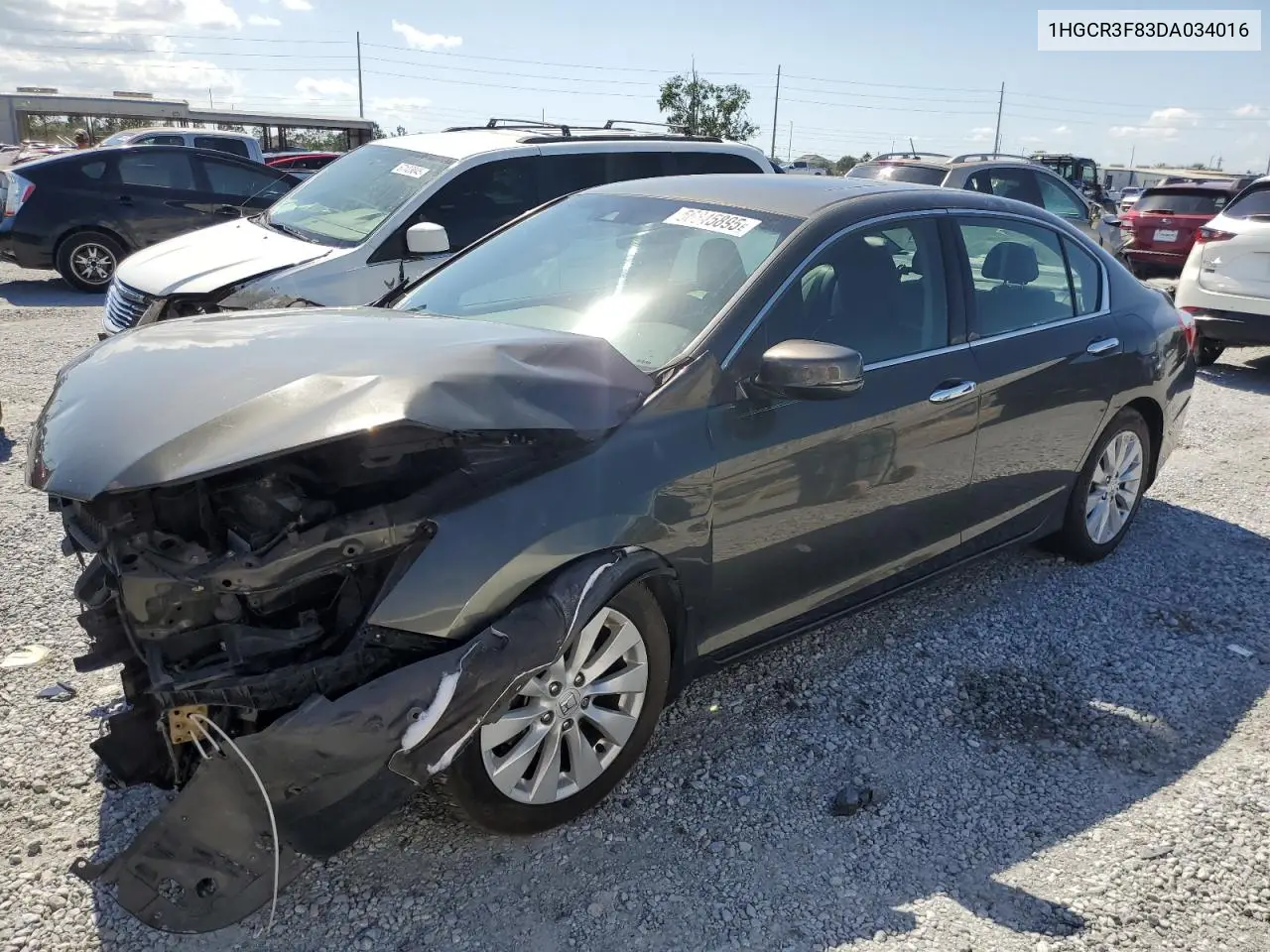 2013 Honda Accord Exl VIN: 1HGCR3F83DA034016 Lot: 56845895