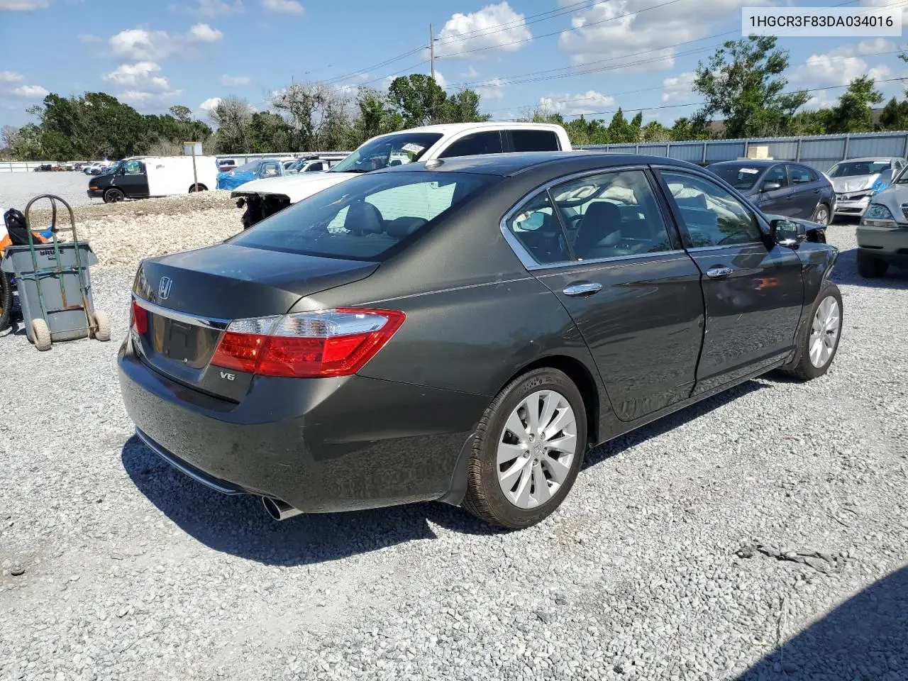 2013 Honda Accord Exl VIN: 1HGCR3F83DA034016 Lot: 56845895