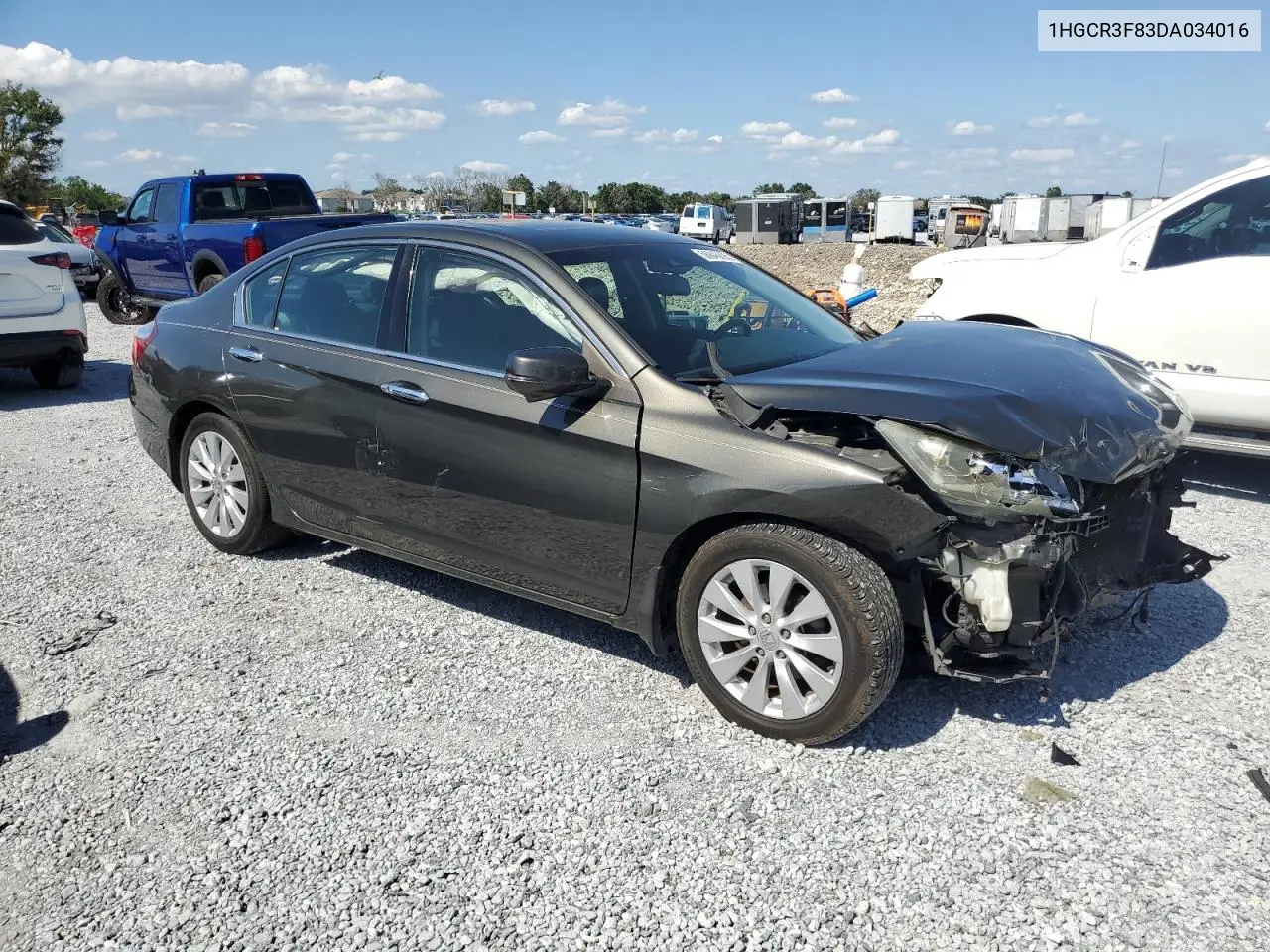 2013 Honda Accord Exl VIN: 1HGCR3F83DA034016 Lot: 56845895