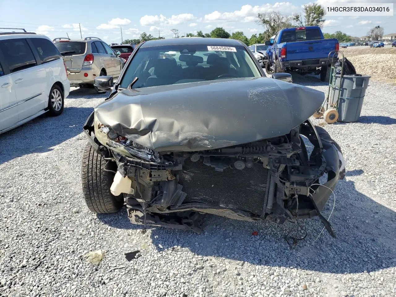 2013 Honda Accord Exl VIN: 1HGCR3F83DA034016 Lot: 56845895
