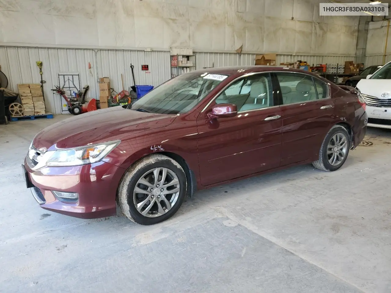 2013 Honda Accord Exl VIN: 1HGCR3F83DA033108 Lot: 57144185