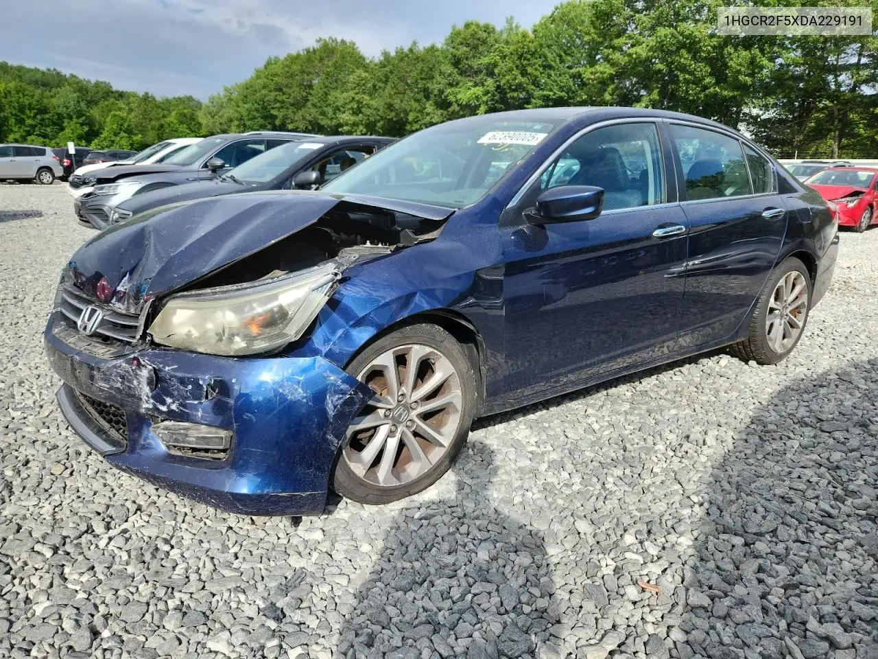 2013 Honda Accord Sport VIN: 1HGCR2F5XDA229191 Lot: 62390005