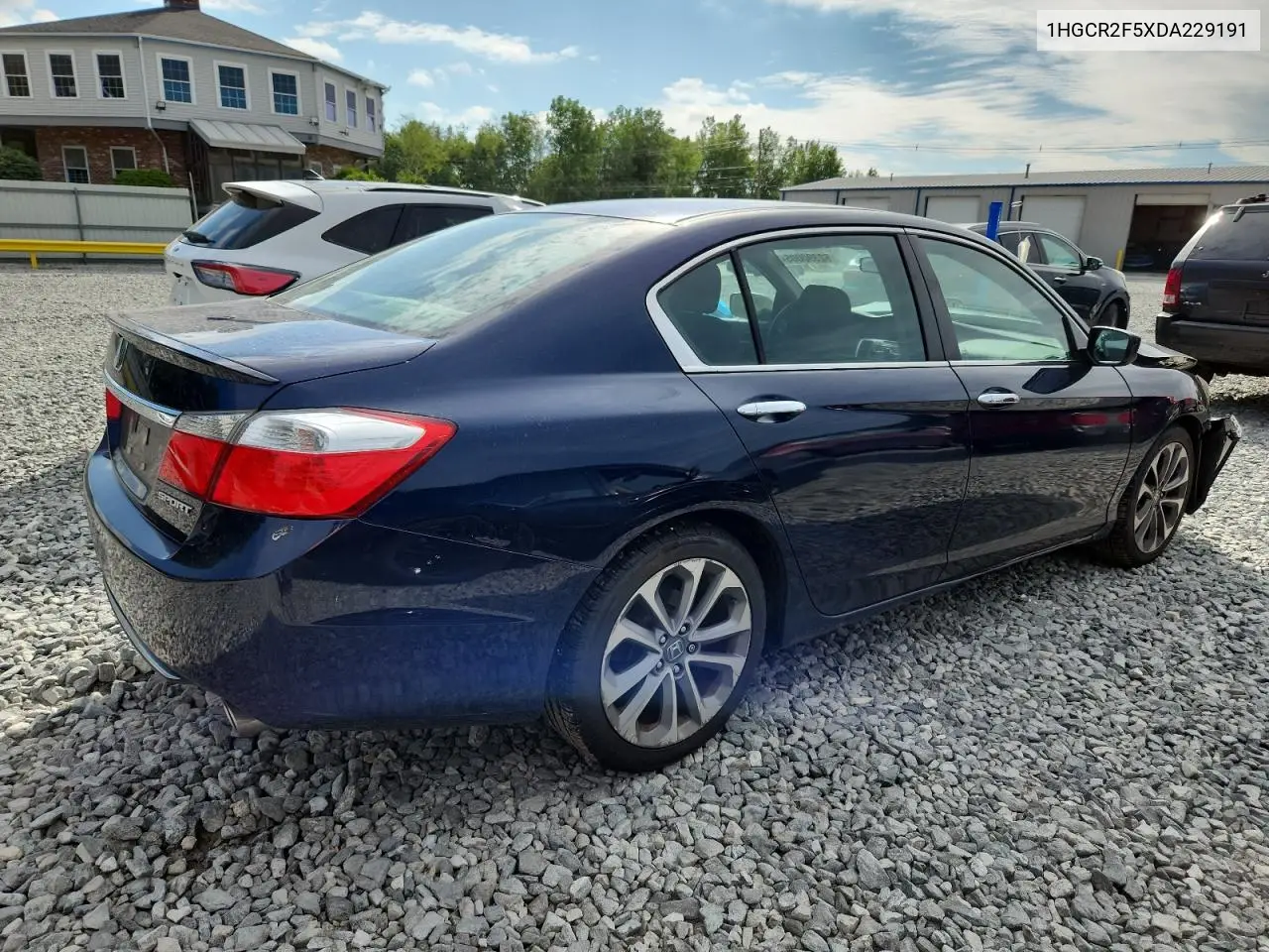 2013 Honda Accord Sport VIN: 1HGCR2F5XDA229191 Lot: 62390005