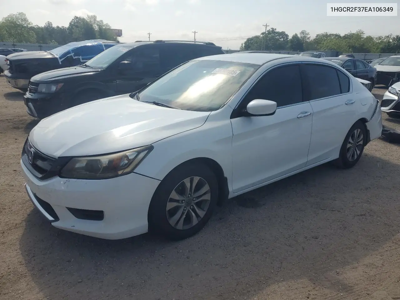 2014 Honda Accord Lx VIN: 1HGCR2F37EA106349 Lot: 54768185