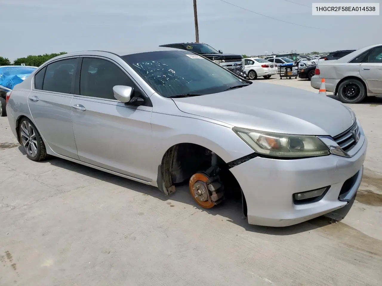 2014 Honda Accord Sport VIN: 1HGCR2F58EA014538 Lot: 56658855