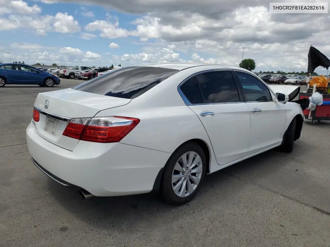 2014 Honda Accord Exl VIN: 1HGCR2F81EA282616 Lot: 56682025