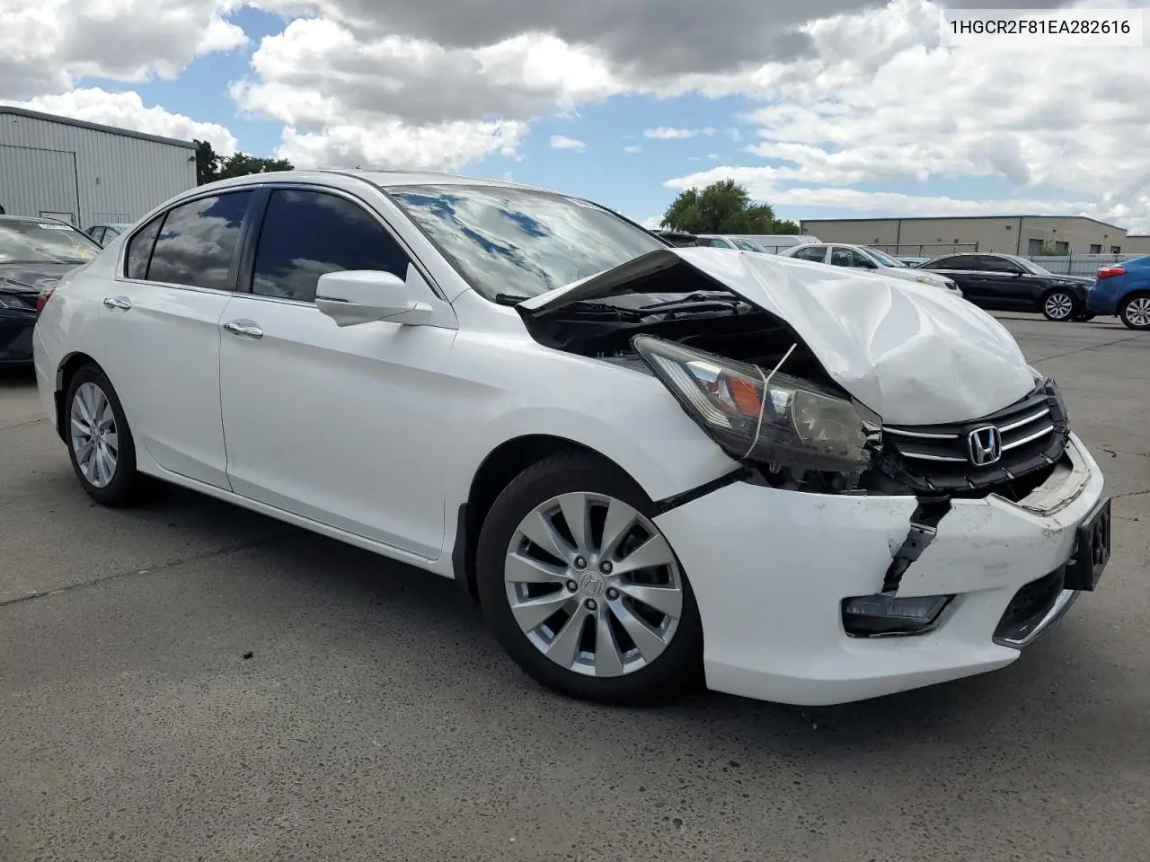 2014 Honda Accord Exl VIN: 1HGCR2F81EA282616 Lot: 56682025