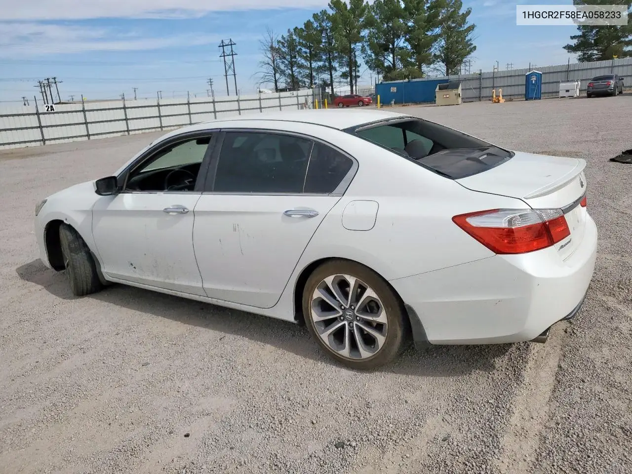 2014 Honda Accord Sport VIN: 1HGCR2F58EA058233 Lot: 57143215