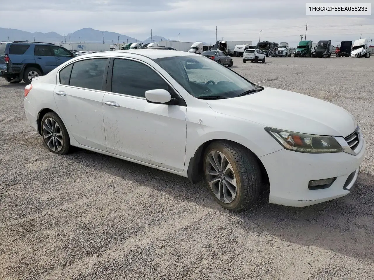 2014 Honda Accord Sport VIN: 1HGCR2F58EA058233 Lot: 57143215