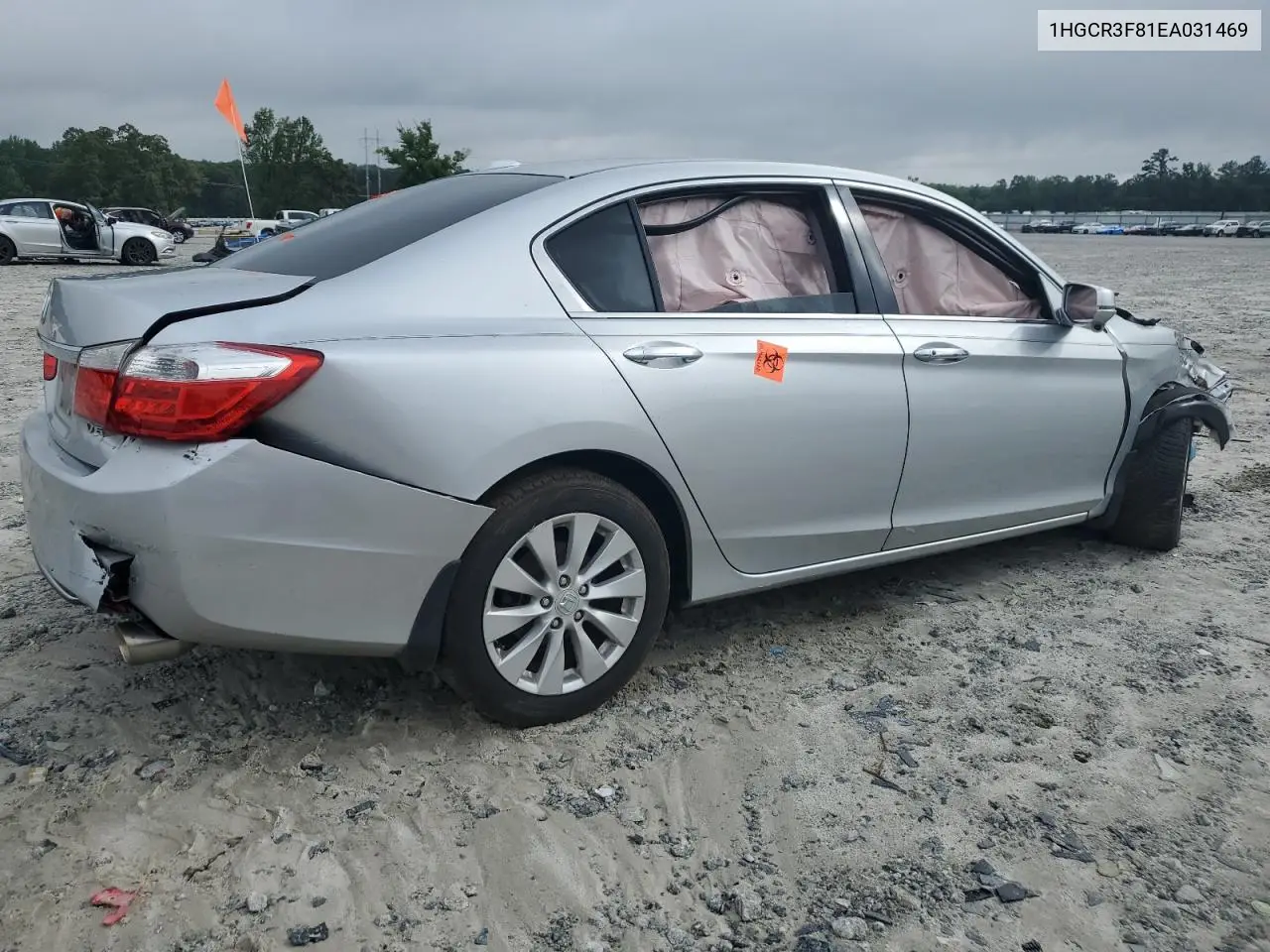 2014 Honda Accord Exl VIN: 1HGCR3F81EA031469 Lot: 61245695