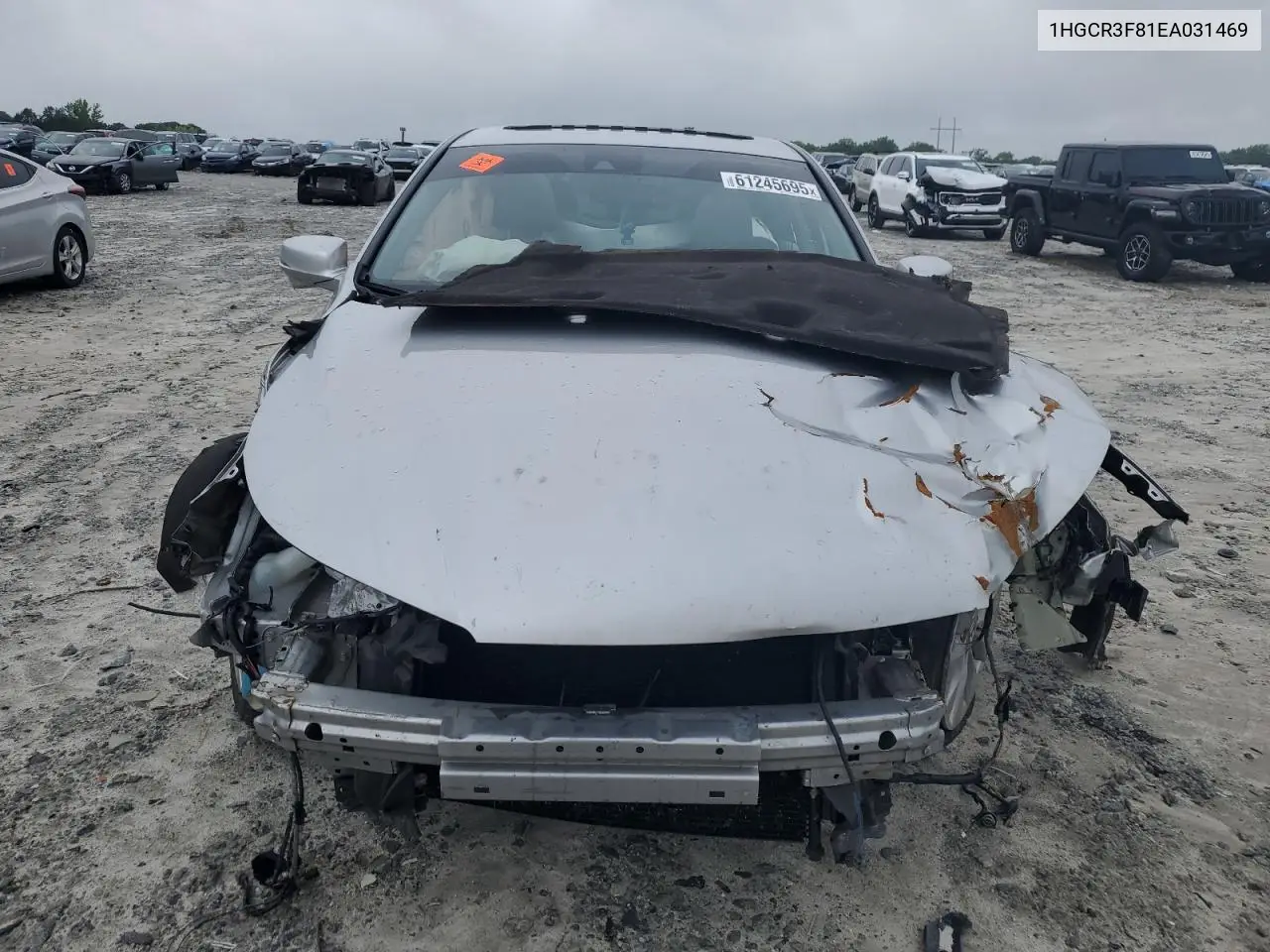 2014 Honda Accord Exl VIN: 1HGCR3F81EA031469 Lot: 61245695