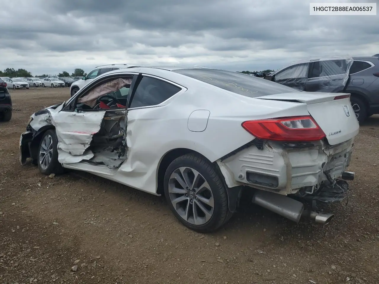 2014 Honda Accord Exl VIN: 1HGCT2B88EA006537 Lot: 62411805