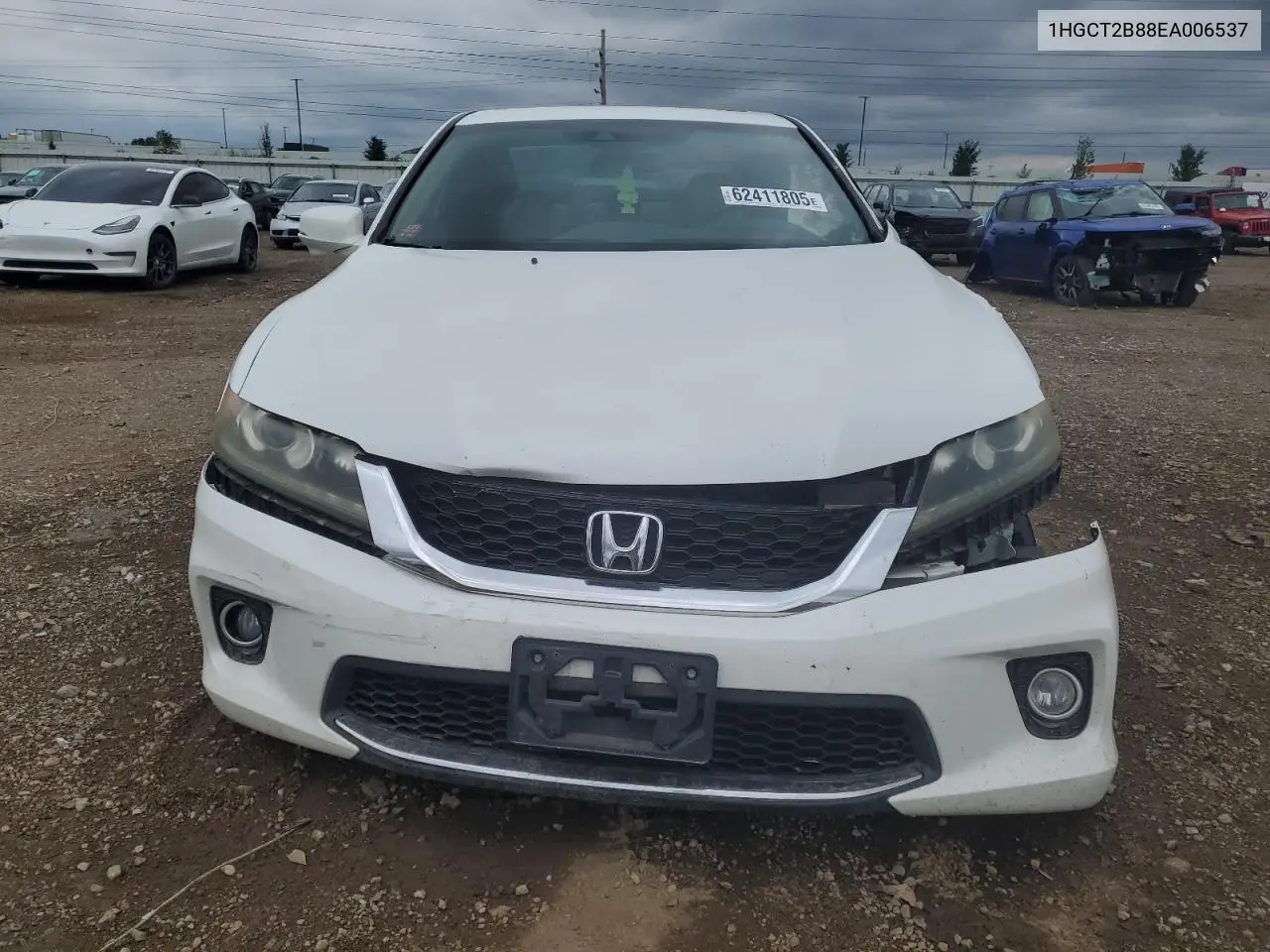2014 Honda Accord Exl VIN: 1HGCT2B88EA006537 Lot: 62411805