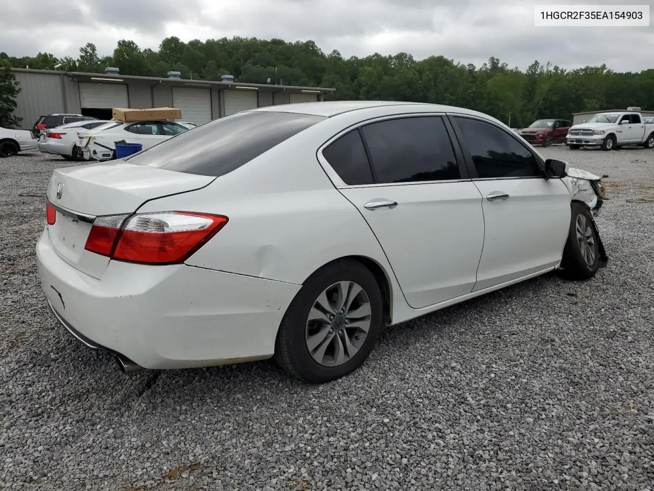 2014 Honda Accord Lx VIN: 1HGCR2F35EA154903 Lot: 62579035