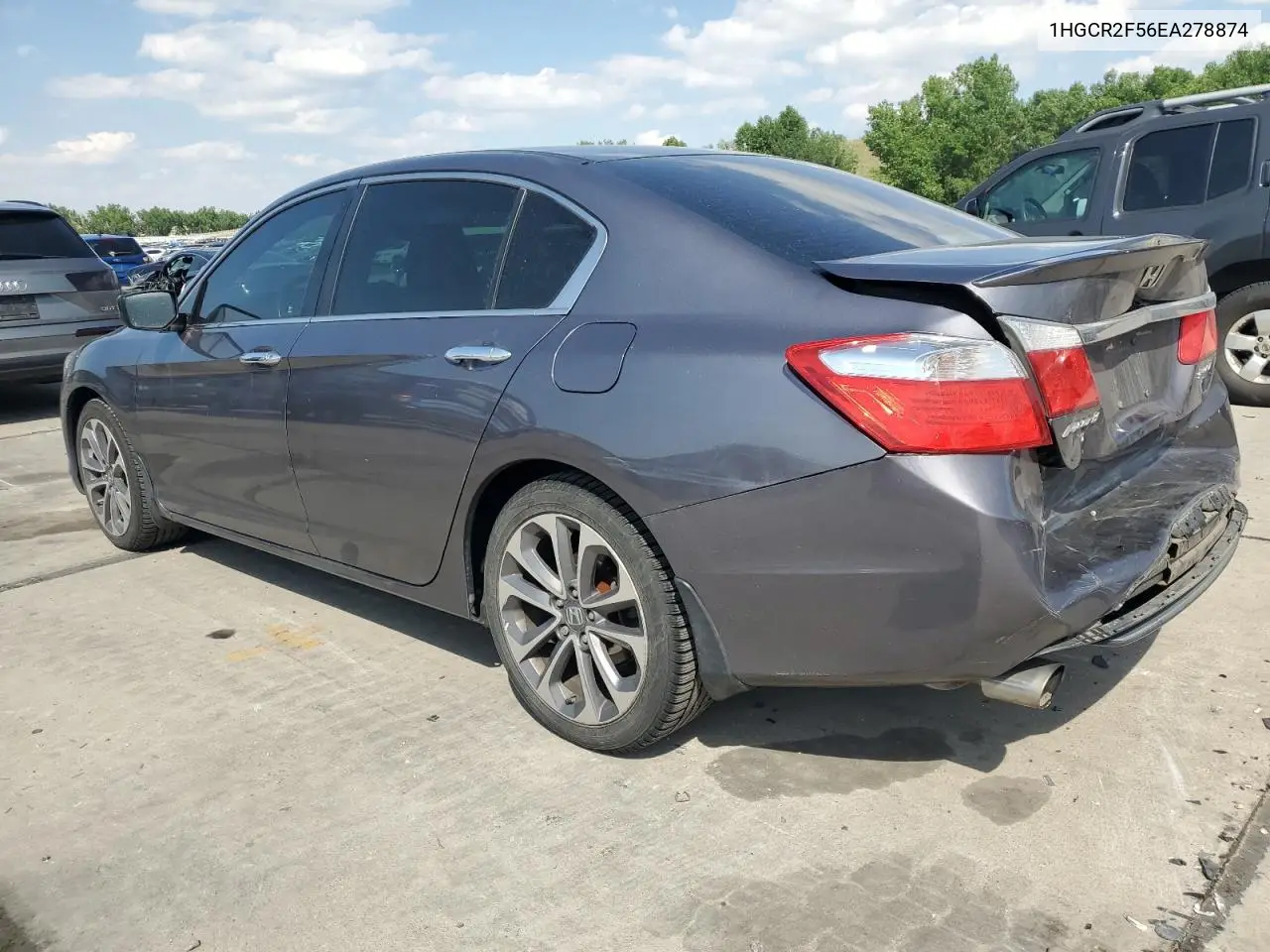 2014 Honda Accord Sport VIN: 1HGCR2F56EA278874 Lot: 63114745