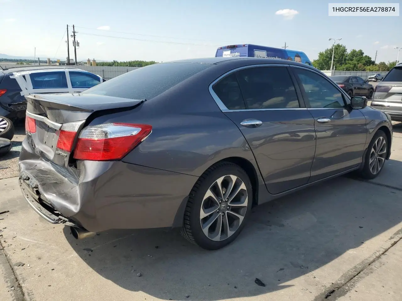 2014 Honda Accord Sport VIN: 1HGCR2F56EA278874 Lot: 63114745