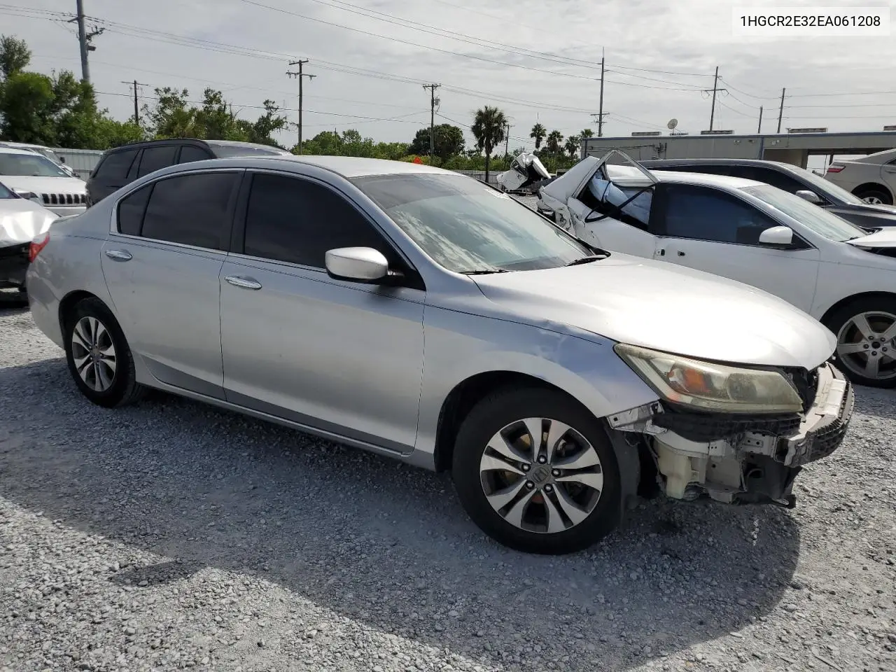 2014 Honda Accord Lx VIN: 1HGCR2E32EA061208 Lot: 63195935