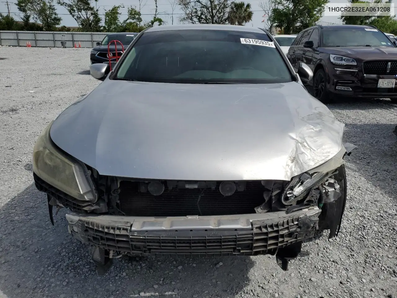 2014 Honda Accord Lx VIN: 1HGCR2E32EA061208 Lot: 63195935