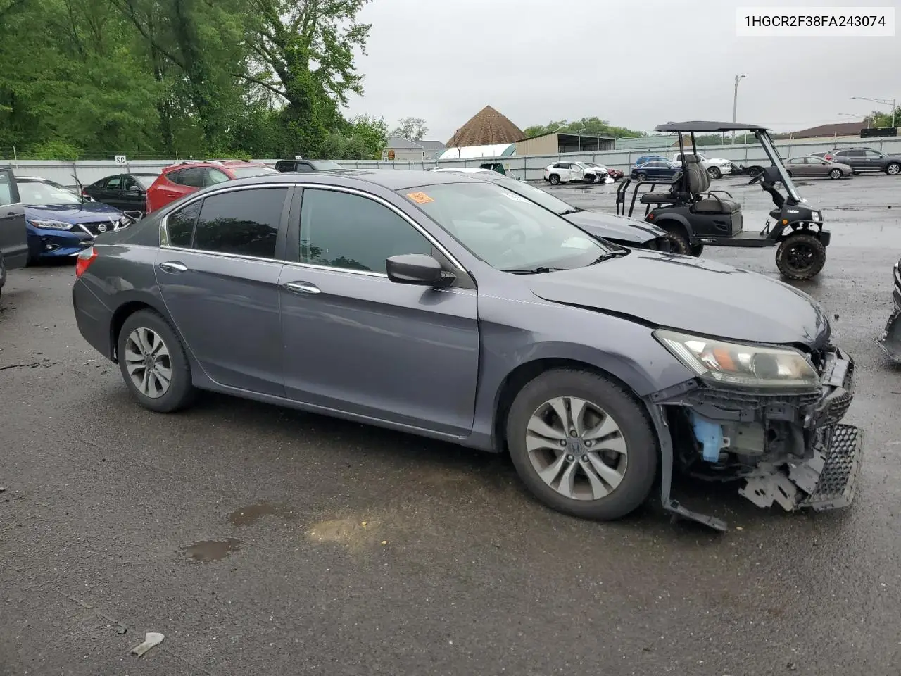 2015 Honda Accord Lx VIN: 1HGCR2F38FA243074 Lot: 56571585