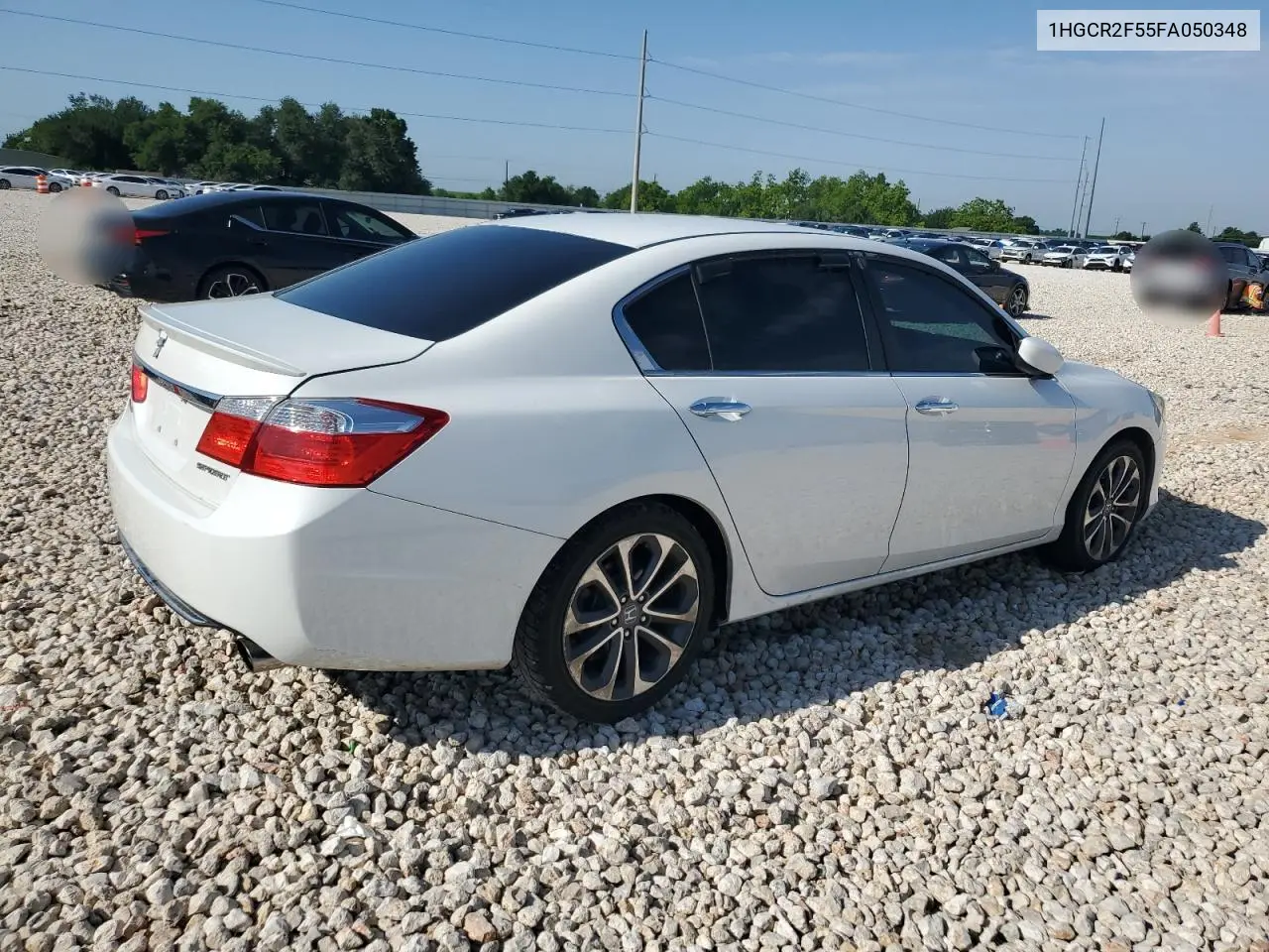2015 Honda Accord Sport VIN: 1HGCR2F55FA050348 Lot: 56622075