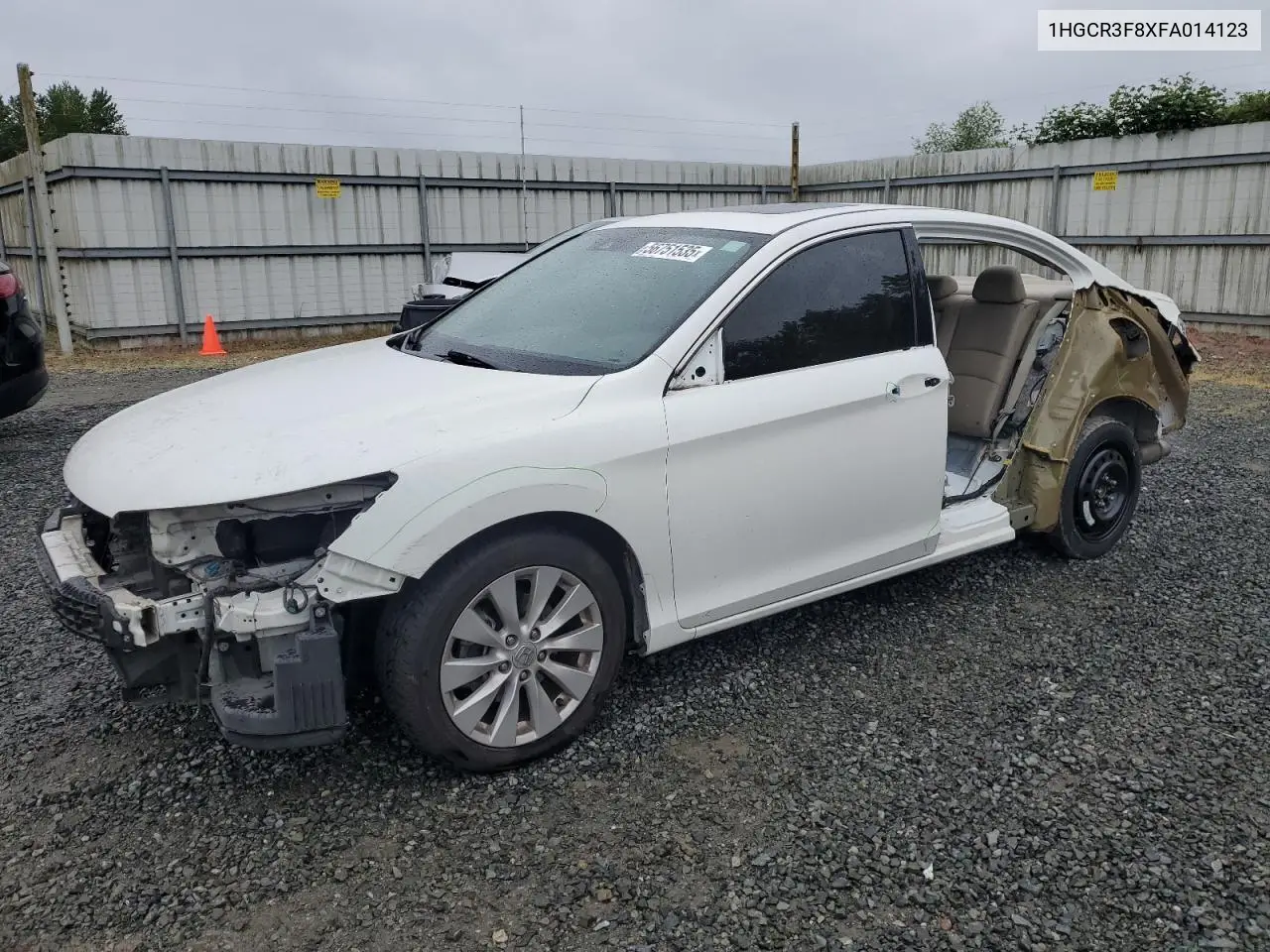 2015 Honda Accord Exl VIN: 1HGCR3F8XFA014123 Lot: 56751535