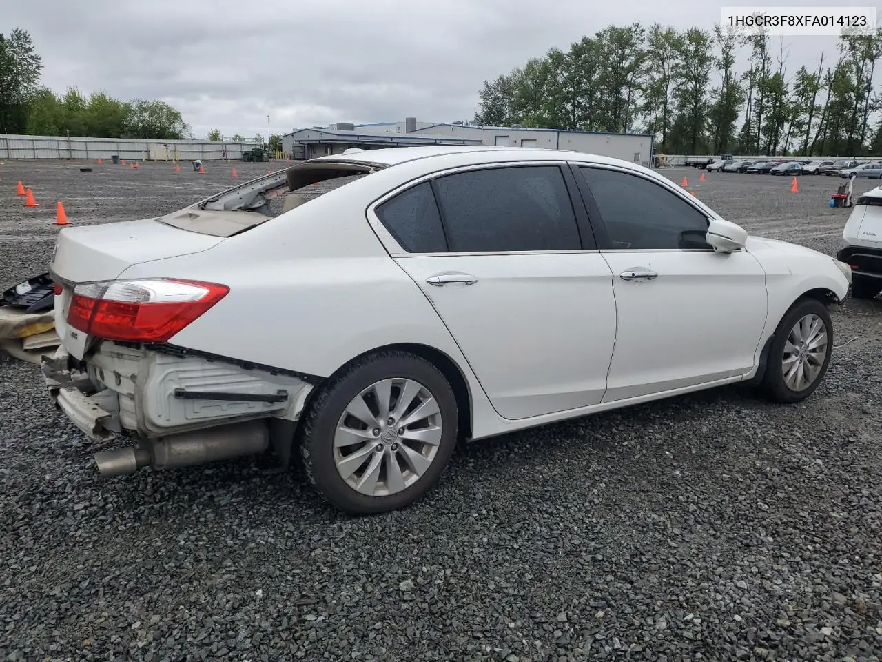 2015 Honda Accord Exl VIN: 1HGCR3F8XFA014123 Lot: 56751535
