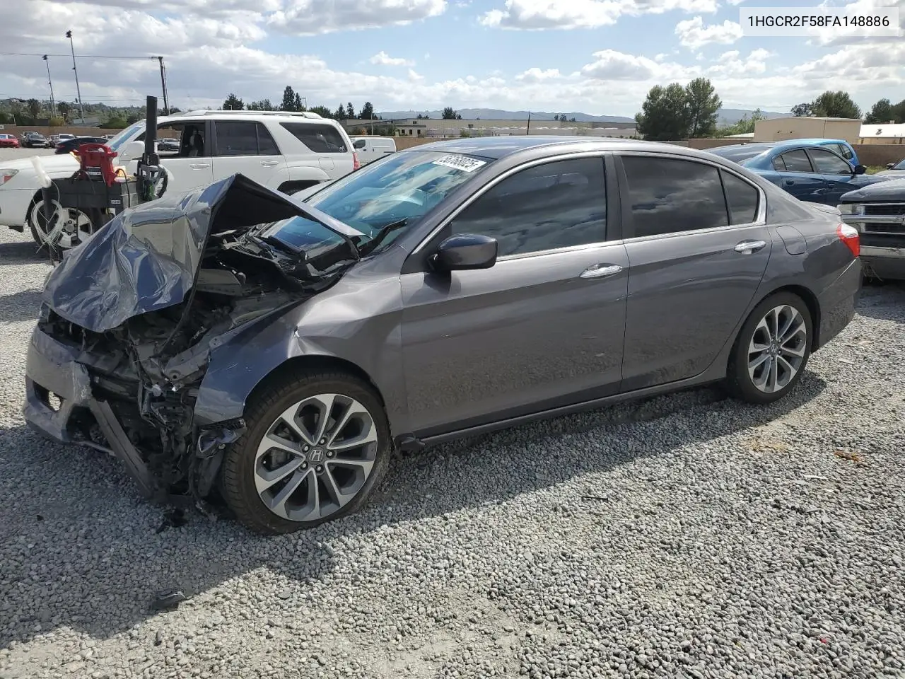 2015 Honda Accord Sport VIN: 1HGCR2F58FA148886 Lot: 56768025