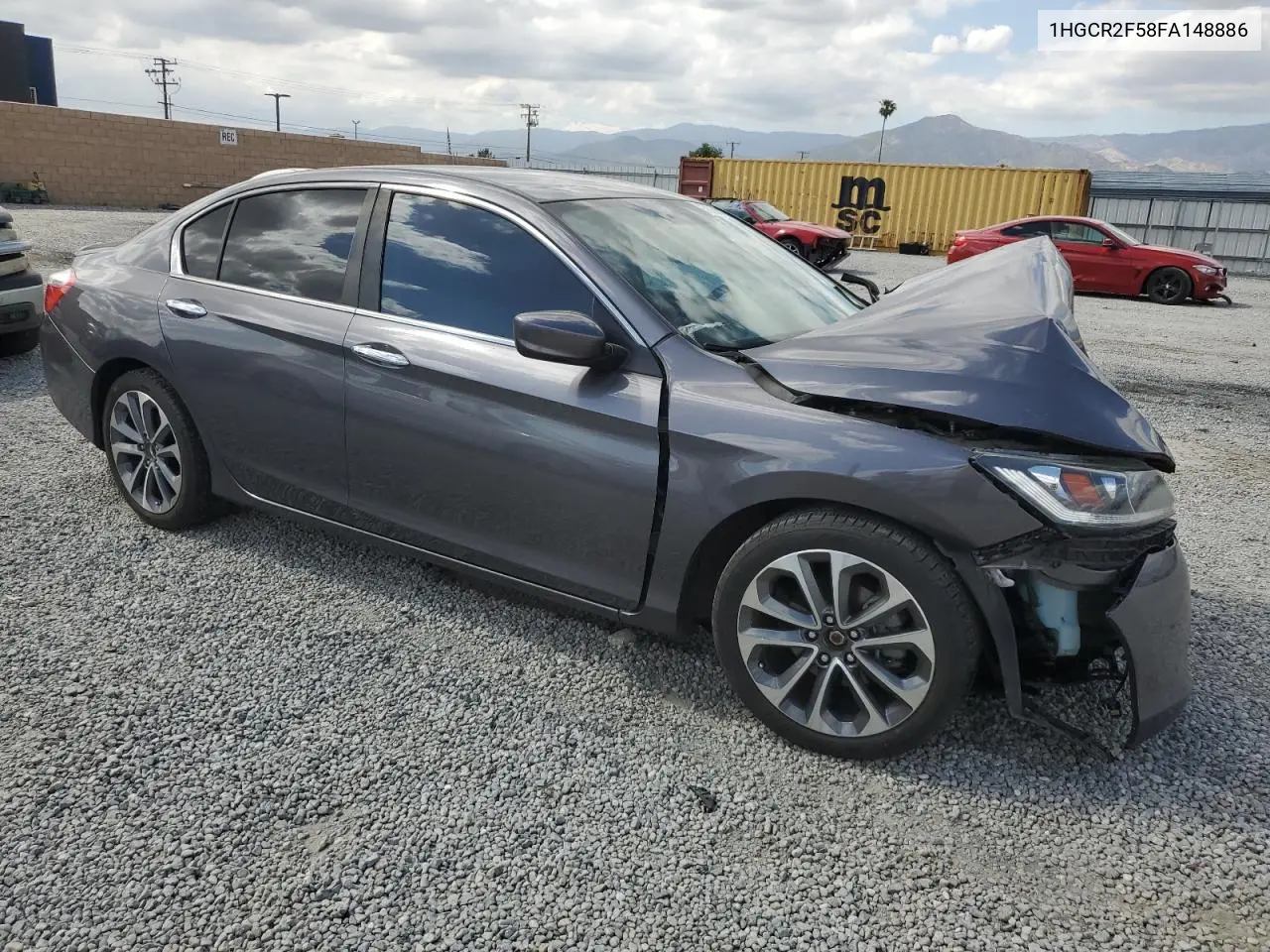 2015 Honda Accord Sport VIN: 1HGCR2F58FA148886 Lot: 56768025