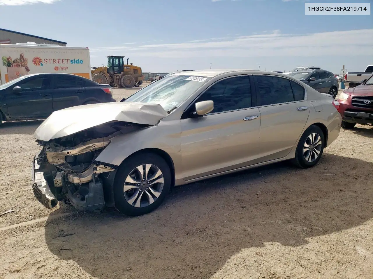 2015 Honda Accord Lx VIN: 1HGCR2F38FA219714 Lot: 57246035