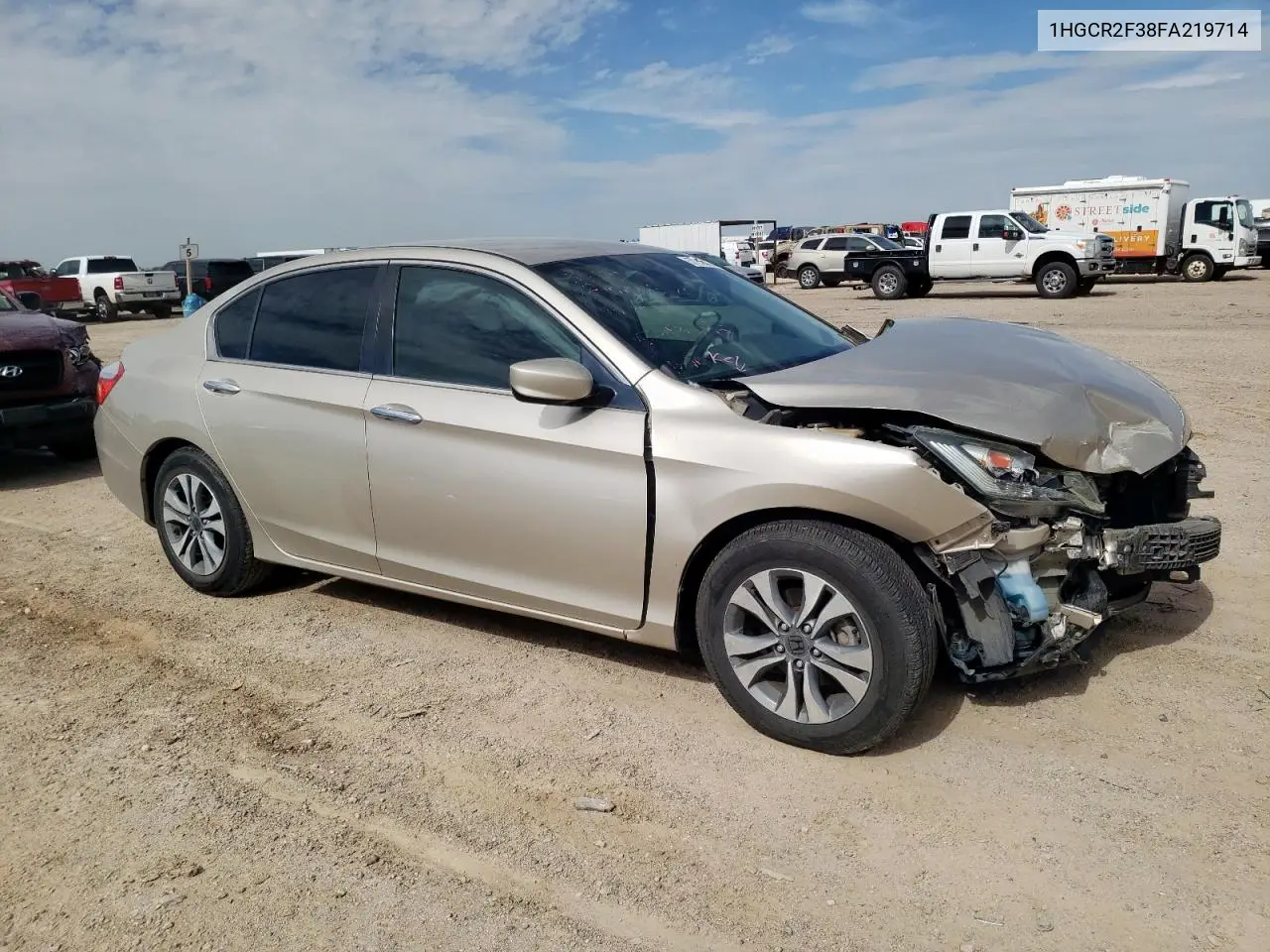 2015 Honda Accord Lx VIN: 1HGCR2F38FA219714 Lot: 57246035