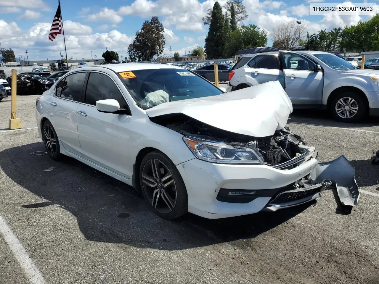 2016 Honda Accord Sport VIN: 1HGCR2F53GA019603 Lot: 48611255