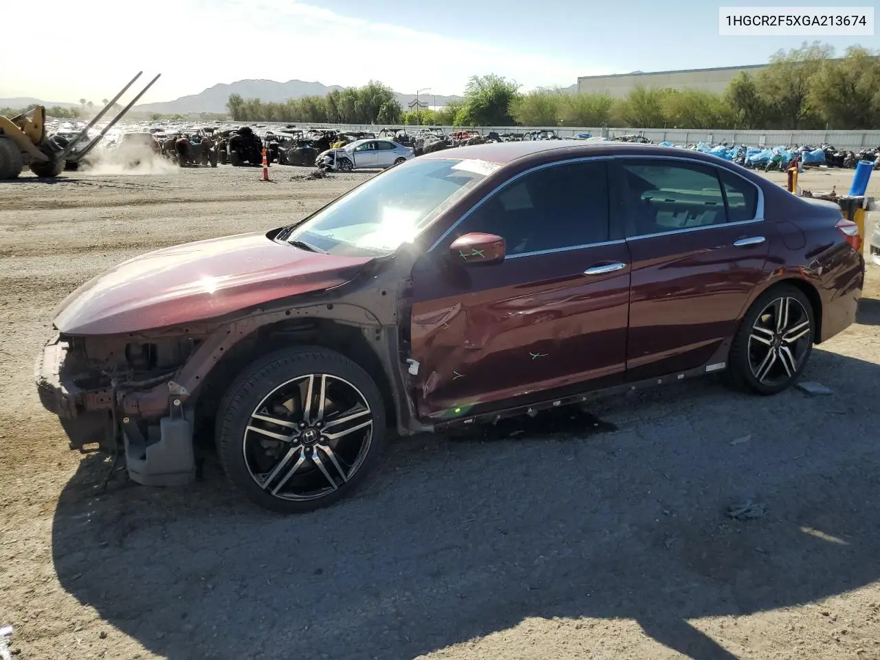 2016 Honda Accord Sport VIN: 1HGCR2F5XGA213674 Lot: 63100695