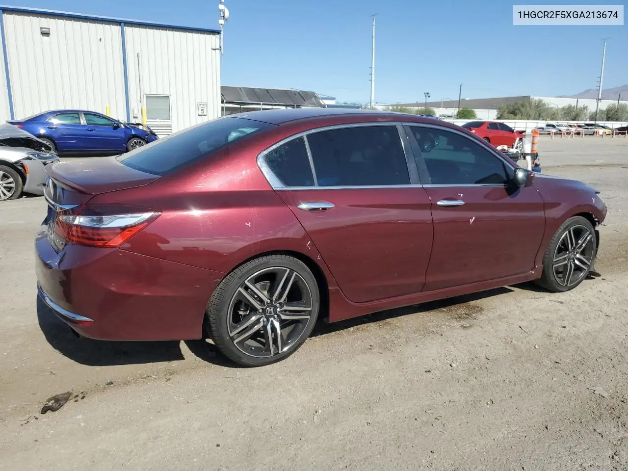 2016 Honda Accord Sport VIN: 1HGCR2F5XGA213674 Lot: 63100695