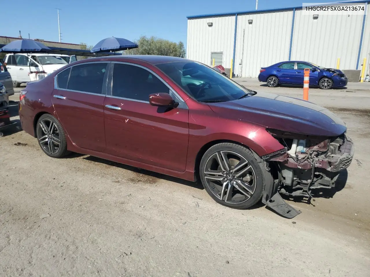 2016 Honda Accord Sport VIN: 1HGCR2F5XGA213674 Lot: 63100695