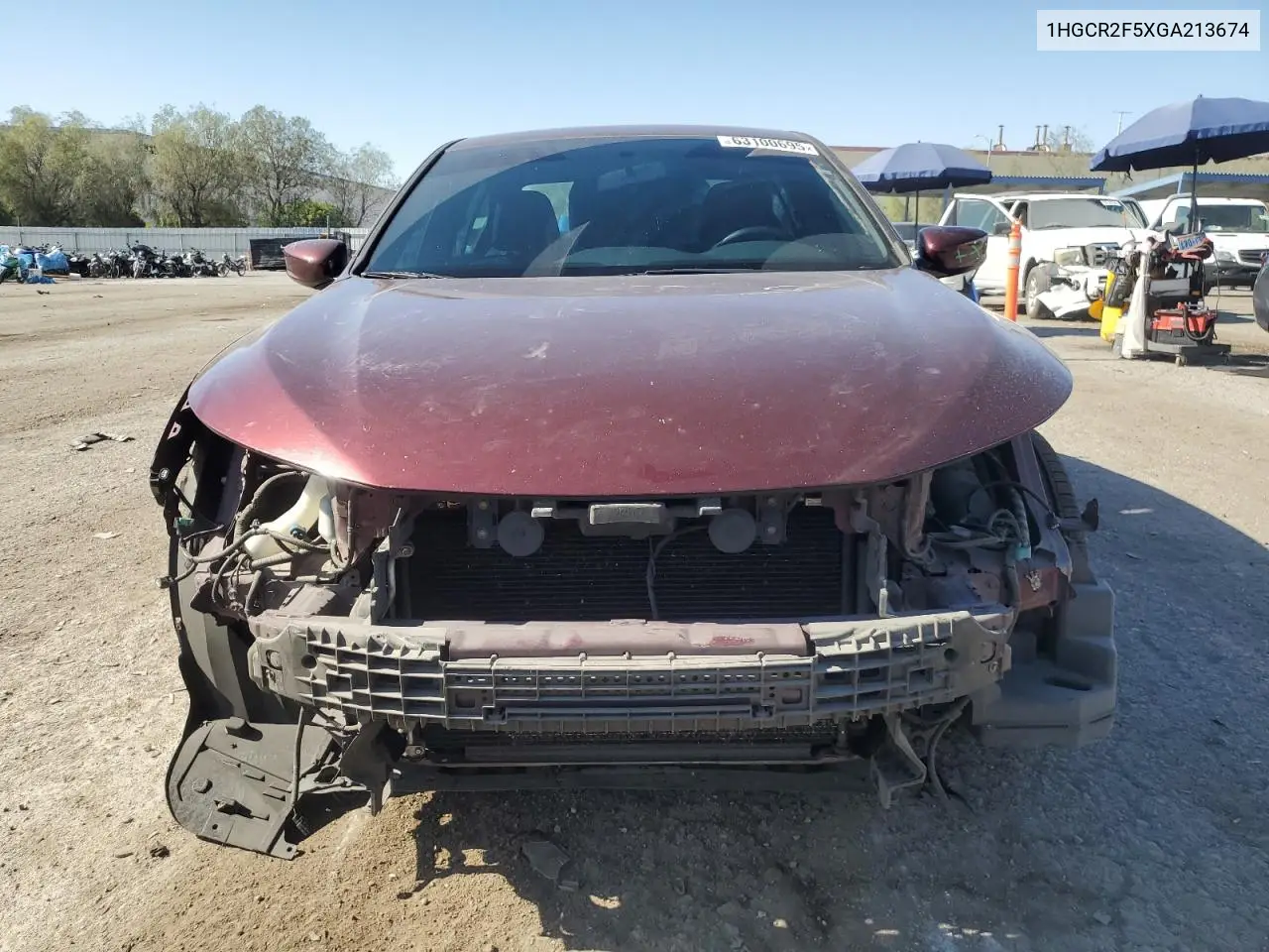 2016 Honda Accord Sport VIN: 1HGCR2F5XGA213674 Lot: 63100695