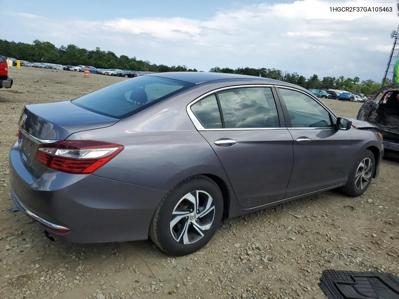 2016 Honda Accord Lx VIN: 1HGCR2F37GA105463 Lot: 63114825