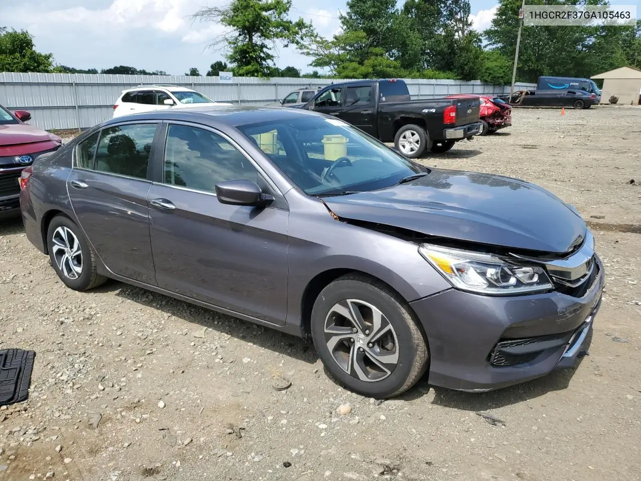 2016 Honda Accord Lx VIN: 1HGCR2F37GA105463 Lot: 63114825