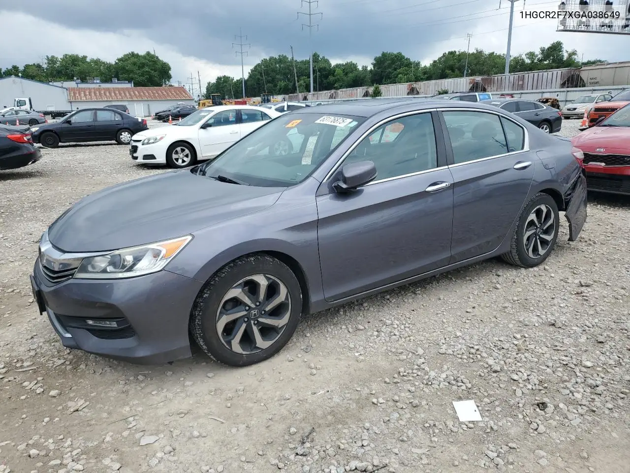 2016 Honda Accord Ex VIN: 1HGCR2F7XGA038649 Lot: 63176875
