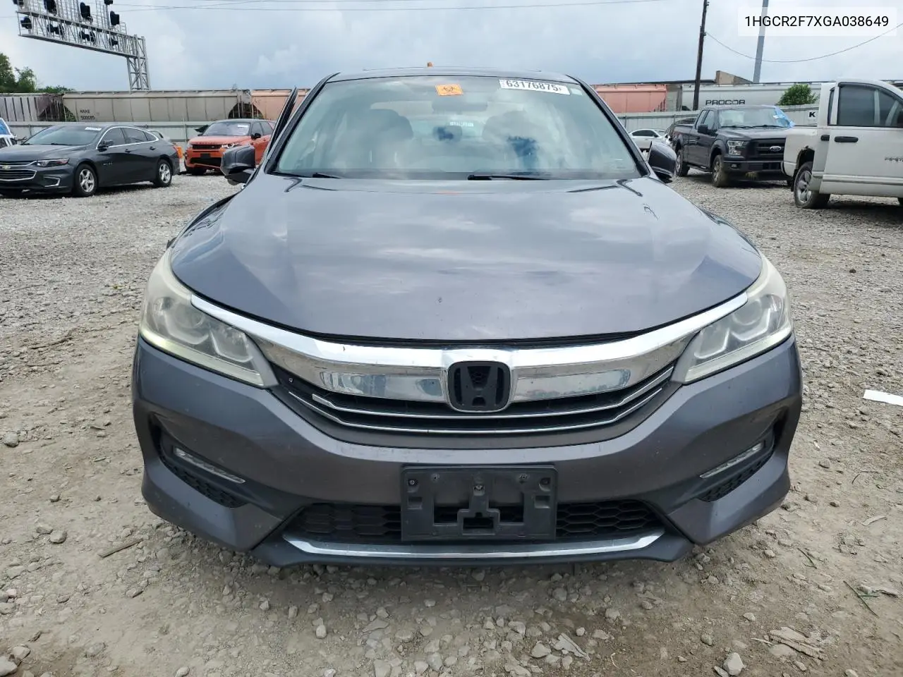 2016 Honda Accord Ex VIN: 1HGCR2F7XGA038649 Lot: 63176875
