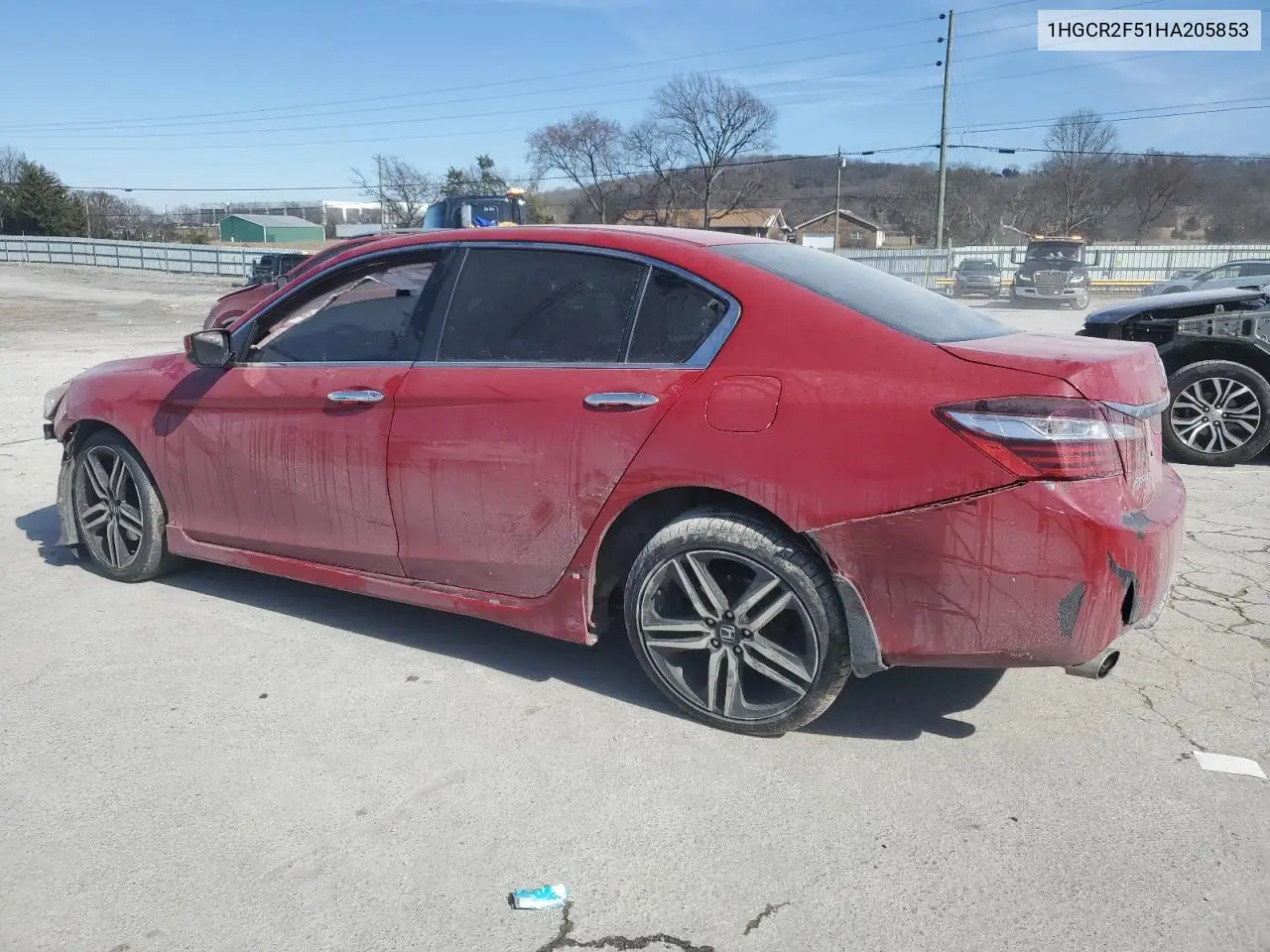 2017 Honda Accord Sport VIN: 1HGCR2F51HA205853 Lot: 46490875