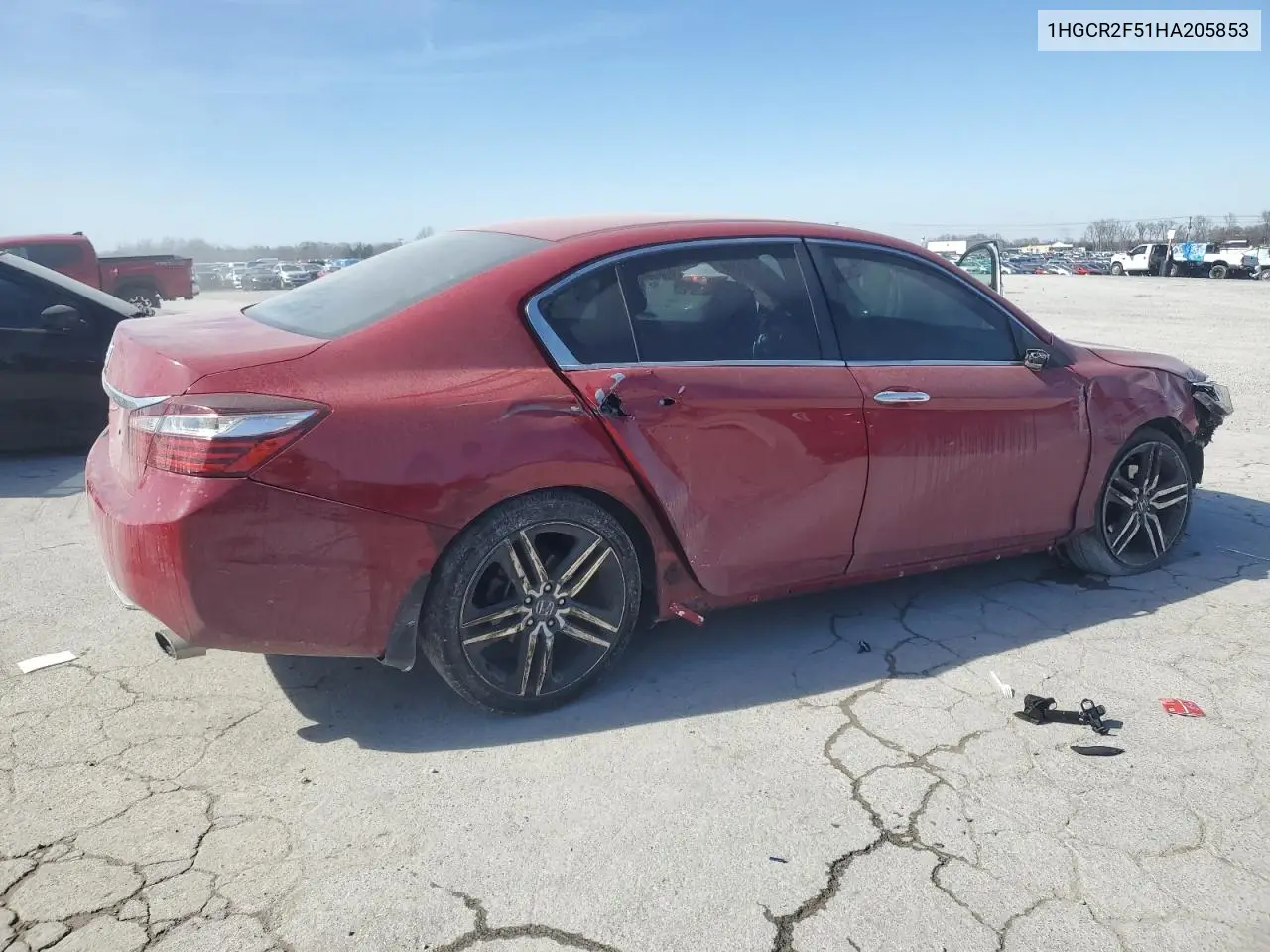 2017 Honda Accord Sport VIN: 1HGCR2F51HA205853 Lot: 46490875