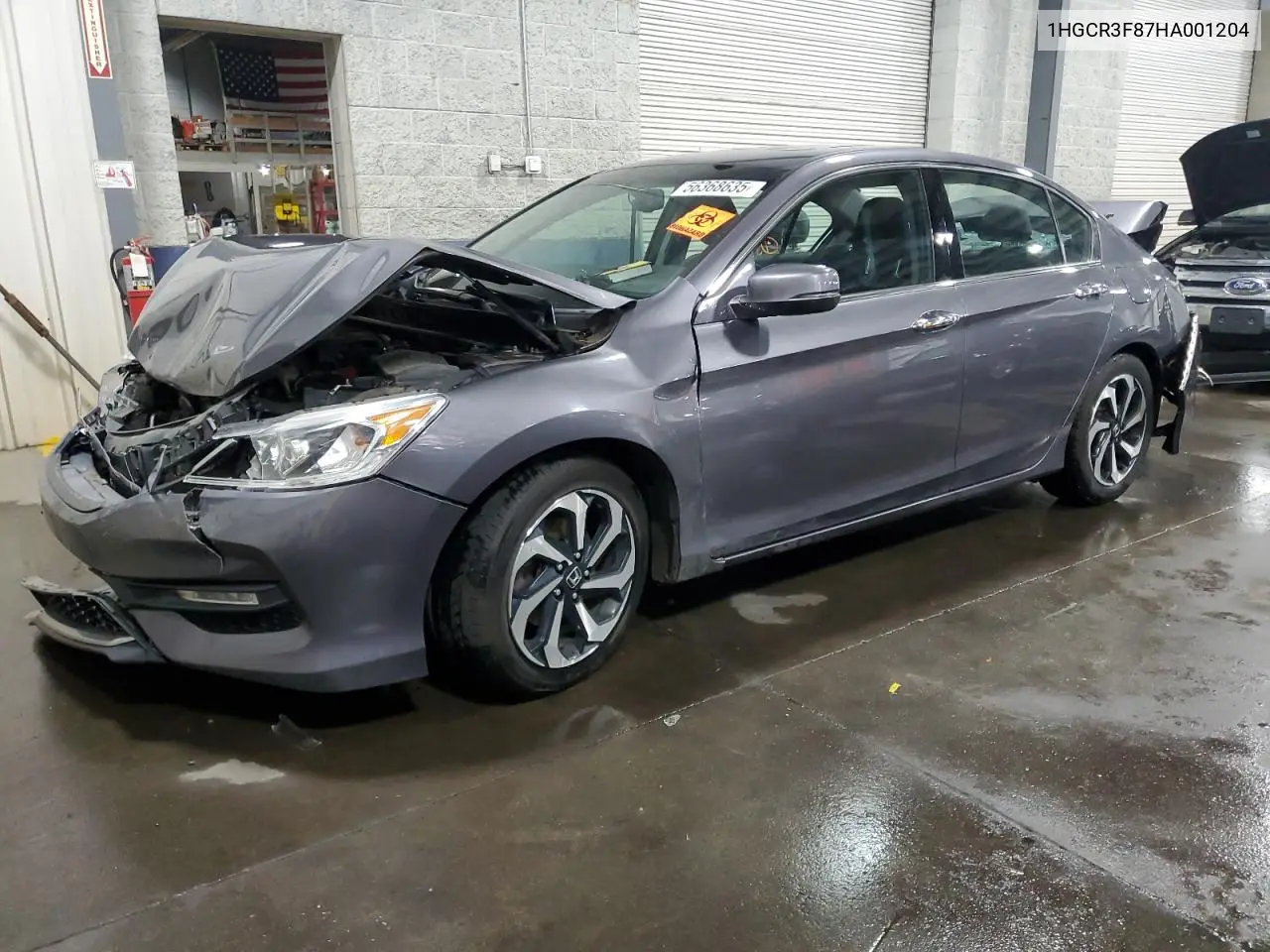2017 Honda Accord Exl VIN: 1HGCR3F87HA001204 Lot: 56368635